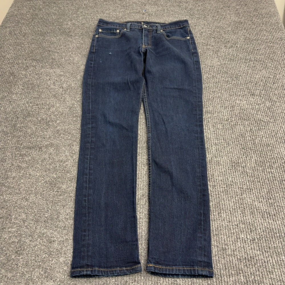 Levis 511 Jeans Mens 32x32 Blue Cotton Stretch Slim Fit Casual Classic Street